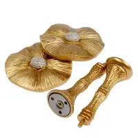 Крючок для штор CAPPIO KS036, d=9.5 мм, цвет золото, 2 шт Крючок для штор CAPPIO KS036, d=9.5 мм, цвет золото, 2 шт