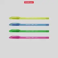 Ручка шариковая ErichKrause Cocktail, игольчатый узел 0.7 мм, синяя, МИКС