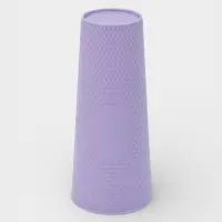 Стакан с крышкой и трубочкой Доляна &laquo;С собой&raquo;, 400 мл, пластик PP, сиреневый