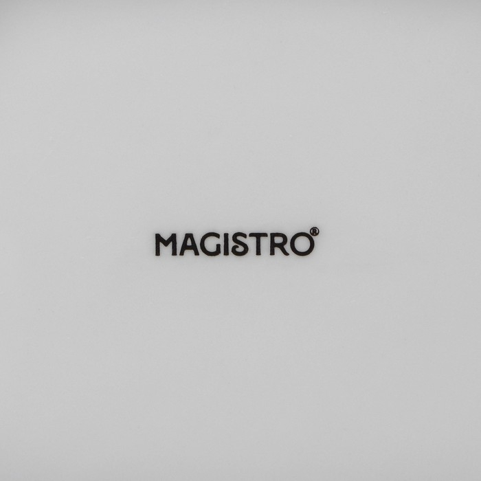 Мармит из жаропрочной керамики прямоугольный Magistro «Бланш», 2 л, 31×19×11 см Мармит из жаропрочной керамики прямоугольный Magistro «Бланш», 2 л, 31×19×11 см