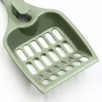 Совок для кошачьего туалета &laquo;Мур Мяу&raquo;, 22.5&times;9.5&times;4 см, пластик, цвет фисташковый