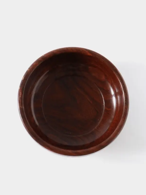 Чаша на ножке &laquo;В самое сердце&raquo;, 15&times;15&times;8 см, дерево шишам