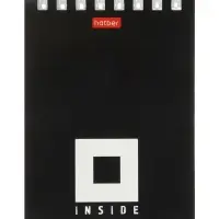 Блокнотик А7 40 л на гребне INSIDE, обл мел карт 40Б7B1 г_01622