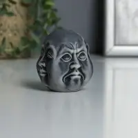 Фигурка &laquo;Многоликий Будда&raquo;, мраморная крошка, 6 см