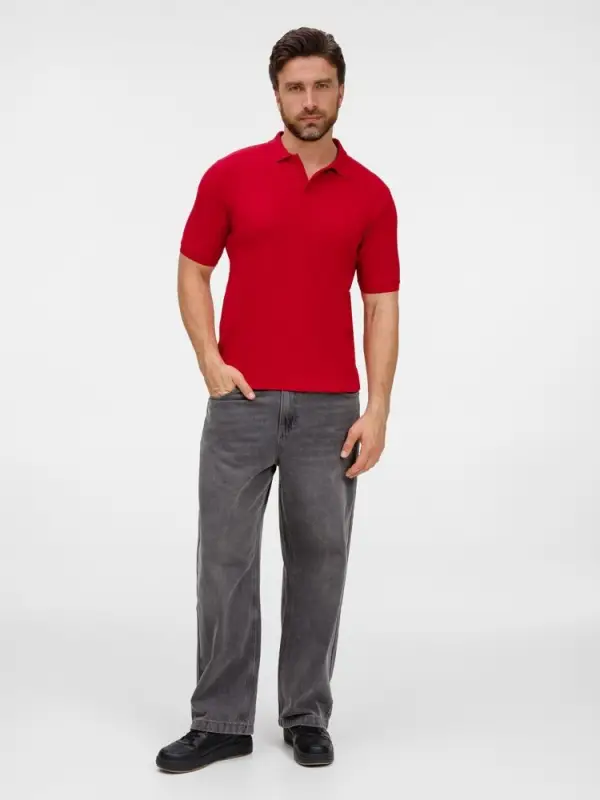 Рубашка поло унисекс Upswing, красная, размер S