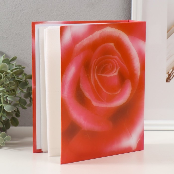 Фотоальбом на 200 фото 10х15 см Фотоальбом на 200 фото 10х15 см "Розы Красная"