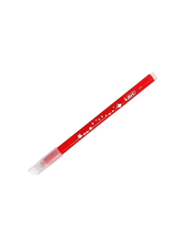 Фломастеры 10 цветов BIC Kids Magic и 2 обесцвечивающих, детские, стираемые