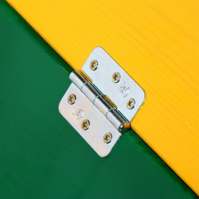 Песочница деревянная, с крышкой, 130 × 130 × 35 см, сосна, крашеная Песочница деревянная, с крышкой, 130 × 130 × 35 см, сосна, крашеная