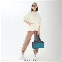 Сумка для обуви TEXTURA, на молнии, наружный карман, размер 33&times;10&times;20 см, бирюзовая