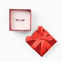 Набор коробочек подарочных 6 шт. под кольцо "Звёзды" перелив, 5*5, цвет МИКС (1249694)