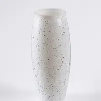 Ваза для цветов &laquo;Крапле&raquo;, h=23 см, стекло, белая