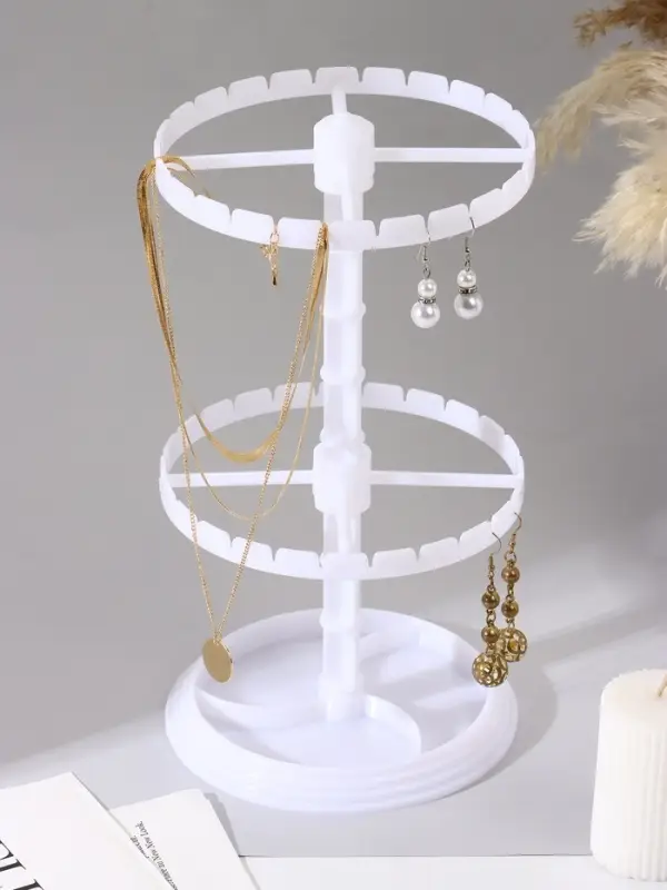 Подставка для украшений &laquo;QF. Карусель&raquo;, универсальная, 16&times;16&times;28 см, белая