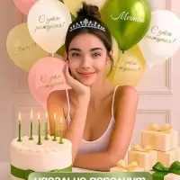 Воздушный шар латексный 12" &laquo;Ты прекрасна. Мечтай&raquo;, набор 12 шт.