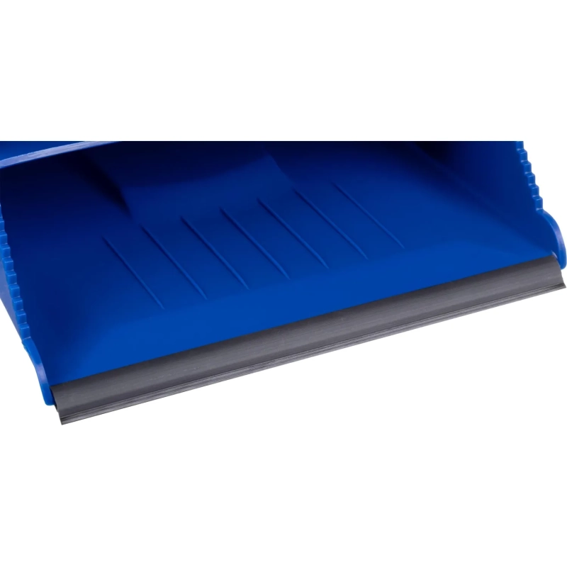 Набор для уборки совок-ловушка с метлой на рукоятке, син