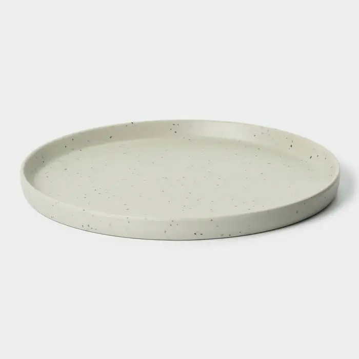 Блюдо &laquo;Мрамор&raquo;, d=20.5 см, пластик, серое