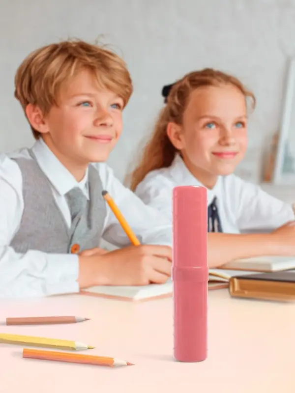 Пенал - тубус Calligrata &laquo;Прованс&raquo;, 40&times;195 мм, пастельные цвета, пластик, МИКС