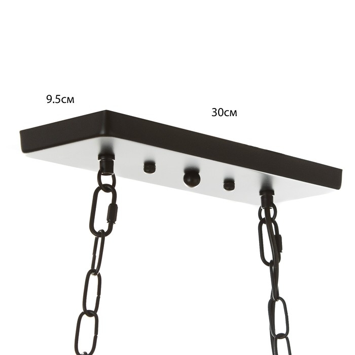 Люстра Люстра "Баркас" 6хЕ27 40Вт черный 90х100 см