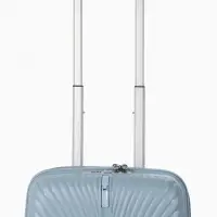Чемодан на съёмных колёсах, 18", кодовый замок, 33&times;16&times;49 см, голубой