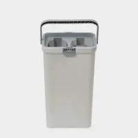 Швабра с отжимом и ведром Raccoon, швабра 32&times;5&times;132 см, ведро для полоскания и отжима 14 л