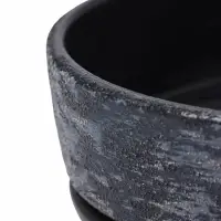 Горшок бонсайница 0,6 л, 15×5,5 см  для кактусов и суккулентов пепел, керамика СИДЕ