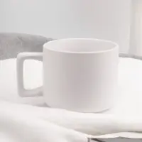 Чашка Jumbo в коробке матовая, белая