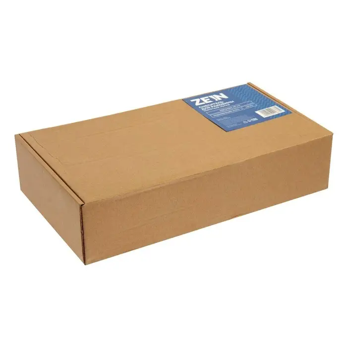 Смеситель для раковины ZEIN Z2942, картридж 40 мм, короткий излив, нерж сталь, сатин