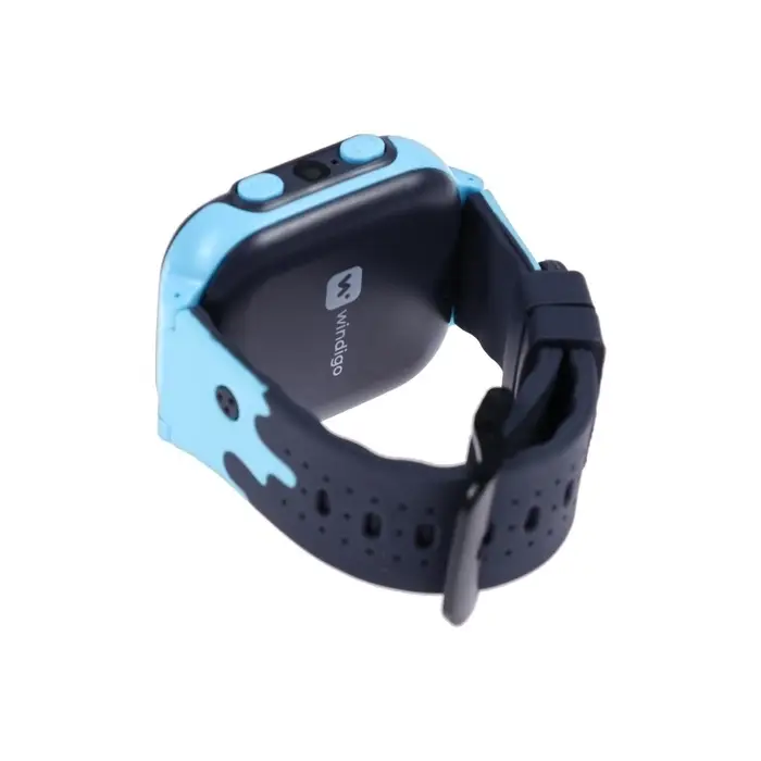 Детские смарт-часы Windigo AM-15, 1.44", 128&times;128, SIM, 2G, LBS, камера 0.08 Мп, голубые