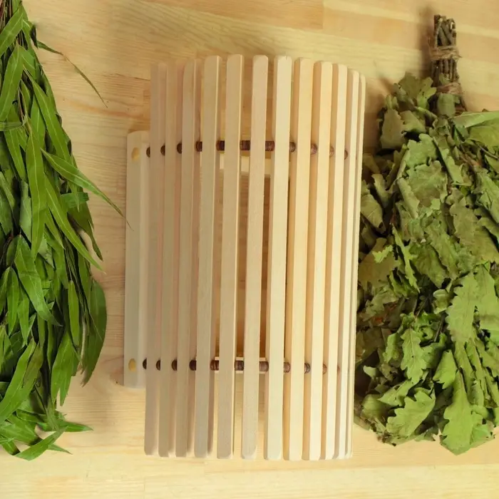 Абажур для бани и сауны, липа, 31.5&times;20.5&times;16.7 см, настенный, &laquo;Добропаровъ&raquo;