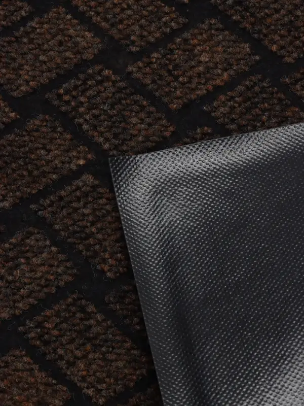 Коврик придверный влаговпитывающий &laquo;Крафт&raquo;, 50&times;80 см, коричневый МИКС