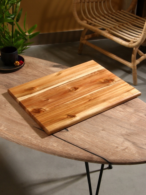 Доска разделочная 34х46х2 см, чайное дерево