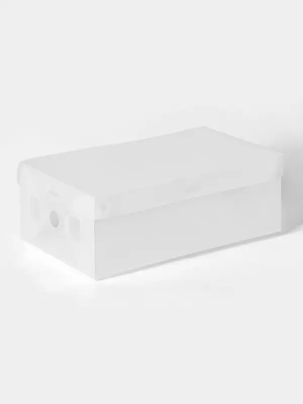 Коробка для хранения обуви с крышкой Large size, 20&times;33&times;12 см, 6 шт.