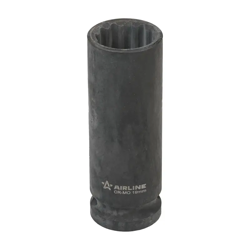 Головка ударная торцевая 1/2"DR двенадцатигранная 19мм, L=78мм