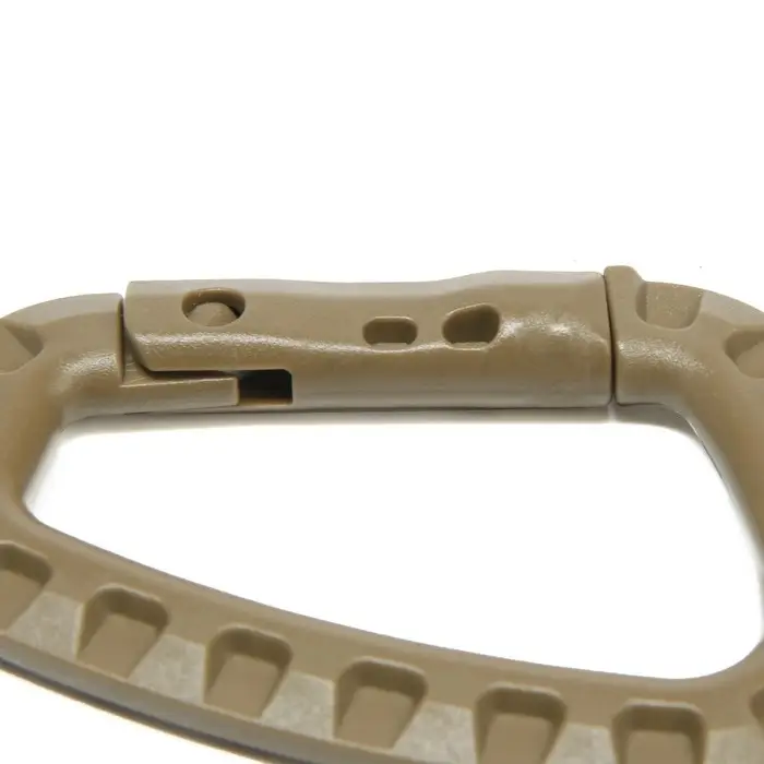 Карабин тактический D-образный ТУНДРА, 84×56×7 мм, хаки Карабин тактический D-образный ТУНДРА, 84×56×7 мм, хаки