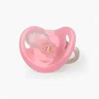 Соска-пустышка анатомическая, силикон, от 0 мес., розовая