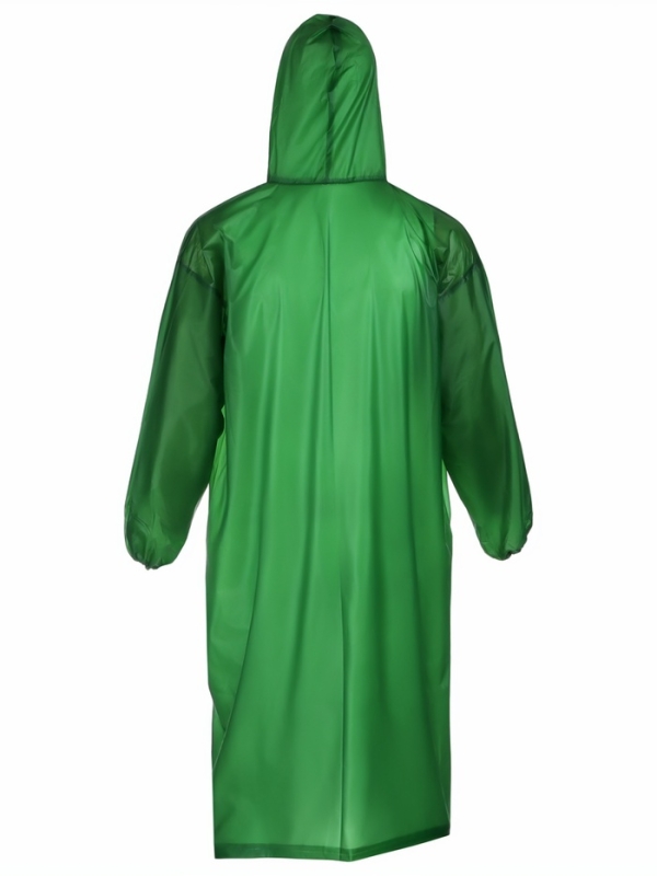 Дождевик - плащ взрослый, зеленый (без шнурков) Дождевик - плащ взрослый, зеленый (без шнурков)