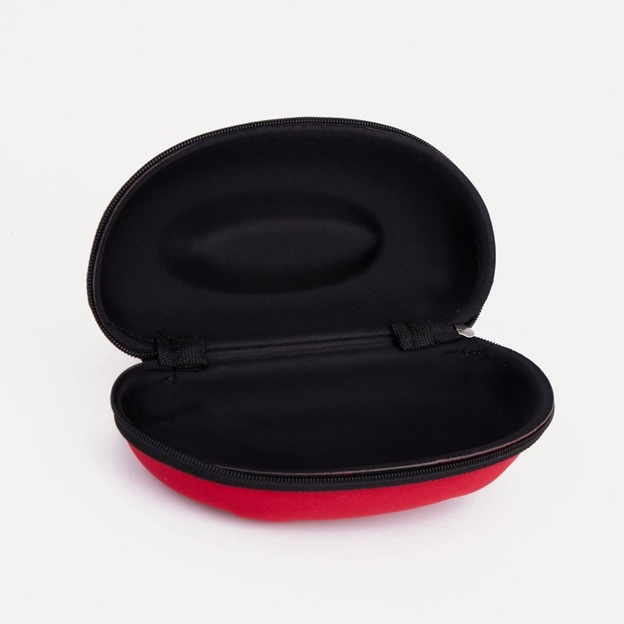 Футляр для очков на молнии, цвет красный Футляр для очков на молнии, цвет красный