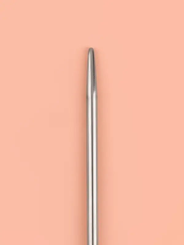 Спицы круговые, для вязания, с пластиковой леской, d=1.5 мм, 14/80 см, с иглой Спицы круговые, для вязания, с пластиковой леской, d=1.5 мм, 14/80 см, с иглой