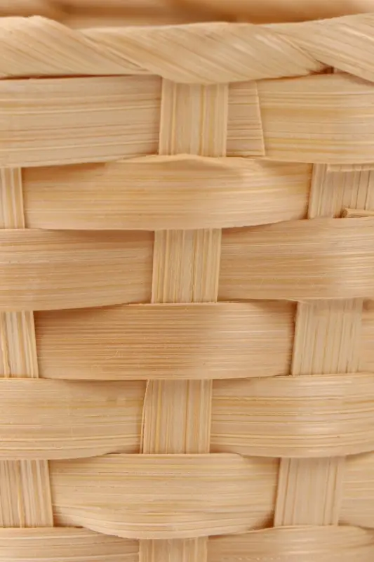 Корзина плетёная, 13&times;13&times;9.5 см, ручка h=21 см, бамбук, натуральный цвет, Greengo