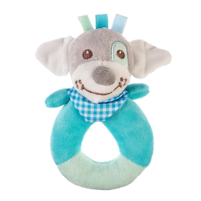 Погремушка мягкая на кольце «Собачка», Крошка Я Погремушка мягкая на кольце «Собачка», Крошка Я