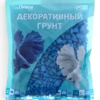 Мраморная крошка &laquo;Пижон Аква&raquo;, фр. 5-10 мм, сапфир, 800 г