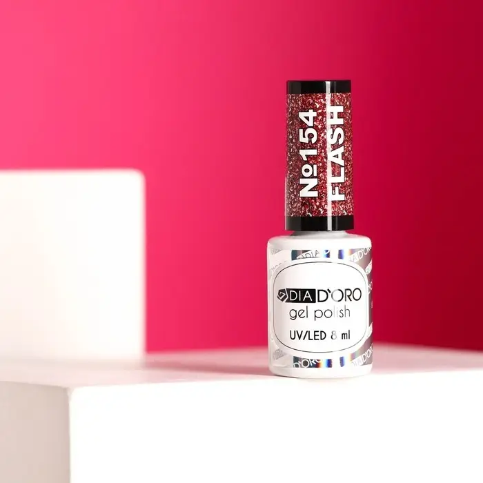Гель-лак DIA D`ORO Classics Professional - FLASH Светоотражающий №154 , 8 мл Гель-лак DIA D`ORO Classics Professional - FLASH Светоотражающий №154 , 8 мл