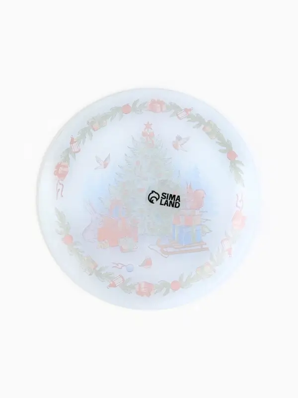 Тарелка новогодняя плоская &laquo;Зимняя сказка&raquo;, d=20 см