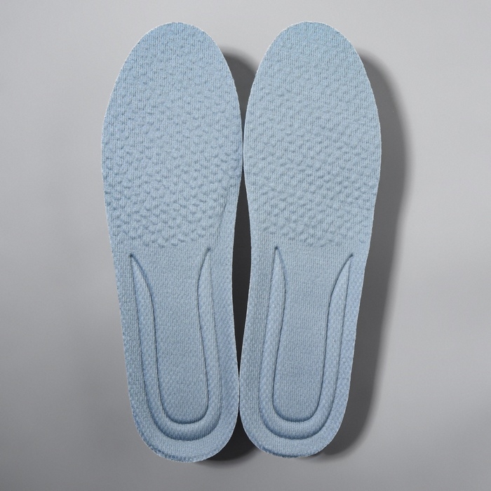 Стельки для обуви, амортизирующие, р-р RU до 38 (р-р Пр-ля до 40), 25 см, пара, цвет серый Стельки для обуви, амортизирующие, р-р RU до 38 (р-р Пр-ля до 40), 25 см, пара, цвет серый