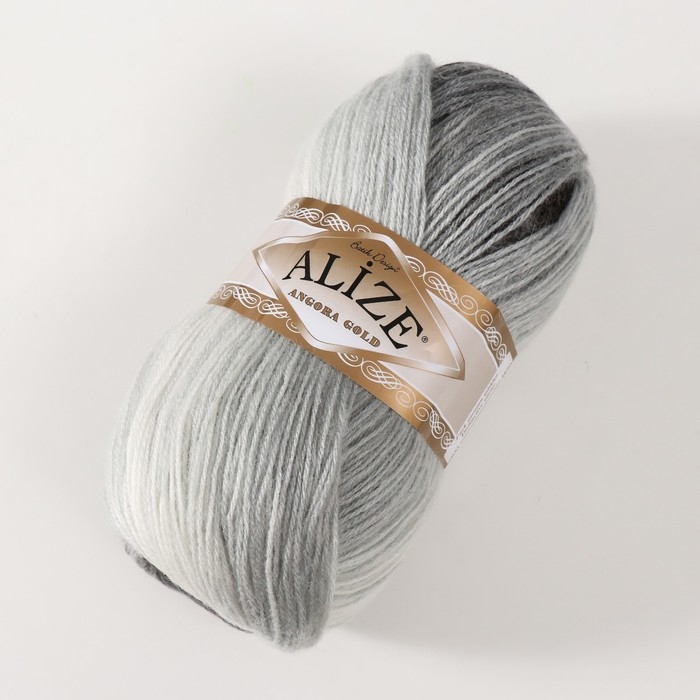 Пряжа Пряжа "Angora Gold Batik" 20% шерсть, 80% акрил 550м/100гр (1900)