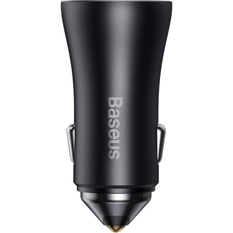 Зарядное устройство Baseus Golden Contactor ProDual C+C DarkGrey CGJP000013