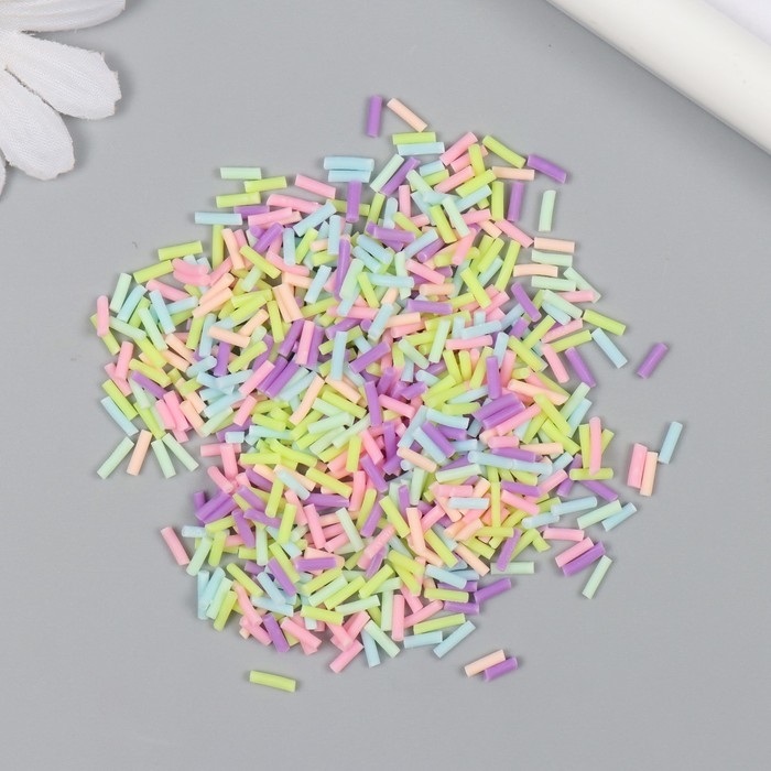 Декор для творчества пластик Декор для творчества пластик "Конфетти. Пастила" набор 20 гр