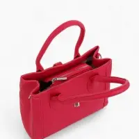 Сумка женская тоут TEXTURA на молнии, 31&times;11&times;21 см, розовая