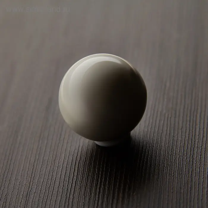 Ручка кнопка PLASTIC 008, пластиковая, белая Ручка кнопка PLASTIC 008, пластиковая, белая