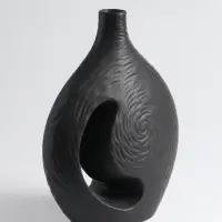 Ваза «Невада», 23×16.5 см, керамика, чёрная Ваза «Невада», 23×16.5 см, керамика, чёрная