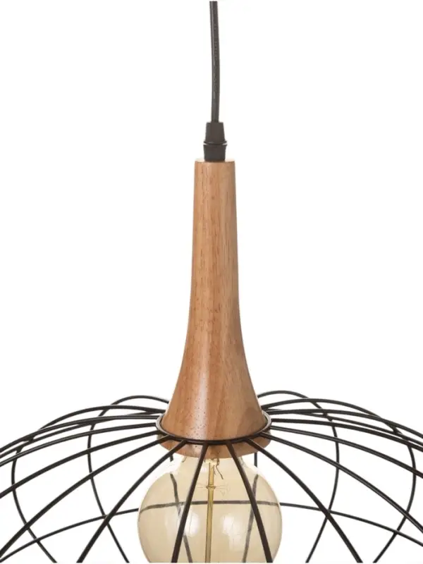 Светильник &laquo;Чикаго&raquo; 1&times;40 Вт Е27 черный/коричневый 39&times;39&times;35(135)см